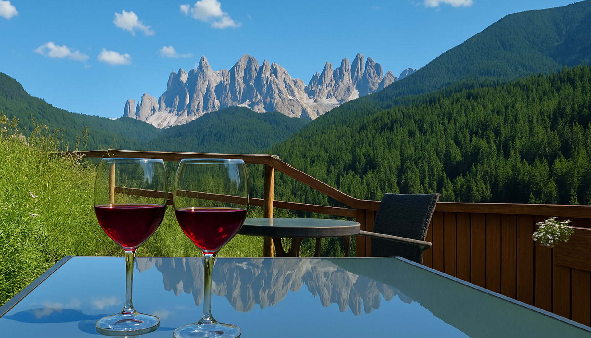 Terrazza Panoramica Agriturismo Dolomiti
